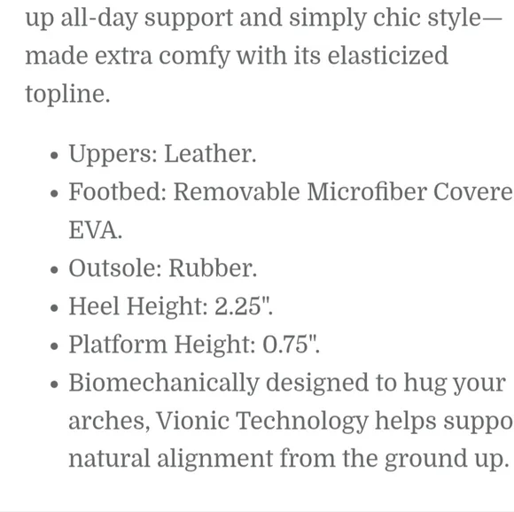 Vionic Jacey Wedge Leather Pink Rose Cedar Slip On Loafer Casual Shoe Women 8 - Picture 7 of 10